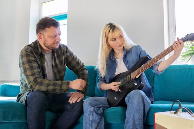 A candid shot of a rock star during an interview, looking directly at the interviewer with a genuine and slightly pained expression, conveying honesty and openness.
